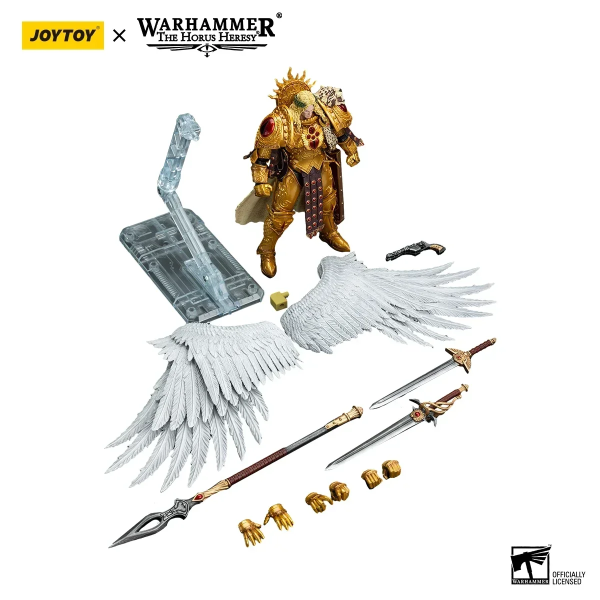 JOYTOY Warhammer عمل الشكل ملائكة الدم Sanguinius الشكل Primarch of the IXth Legion تمثال حورس هيريسي نموذج اللعب