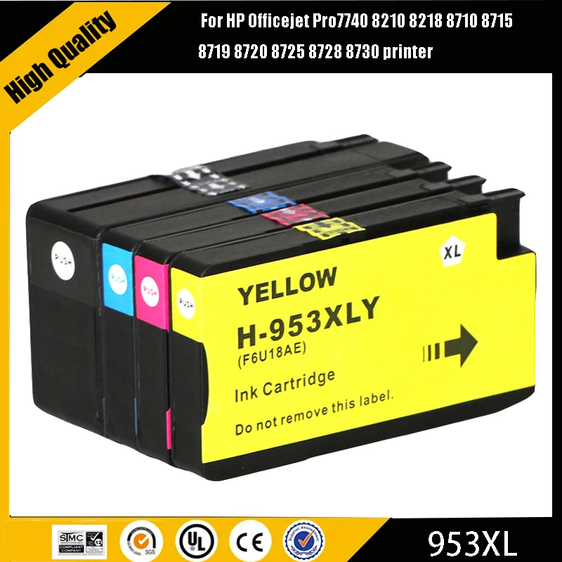 einkshop 953XL 953 XL Compatible Ink Cartridge  For HP Officejet Pro7740 8210 8218 8710 8715 8719 8720 8725 8728 8730 printer