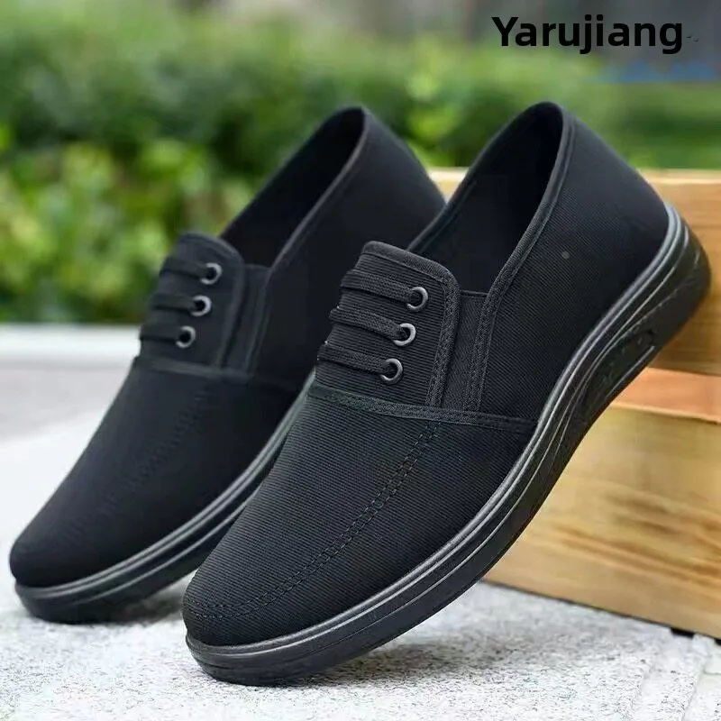 

Beijing Men's Cloth Shoes Slip-On Anti-Slip Wear-Resistant Breathable Comfortable Casual Soft Bottom Work Shoes