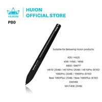 HUION PEN80 Tabletas gráficas Bolígrafo digital Bolígrafo recargable Negro - P80