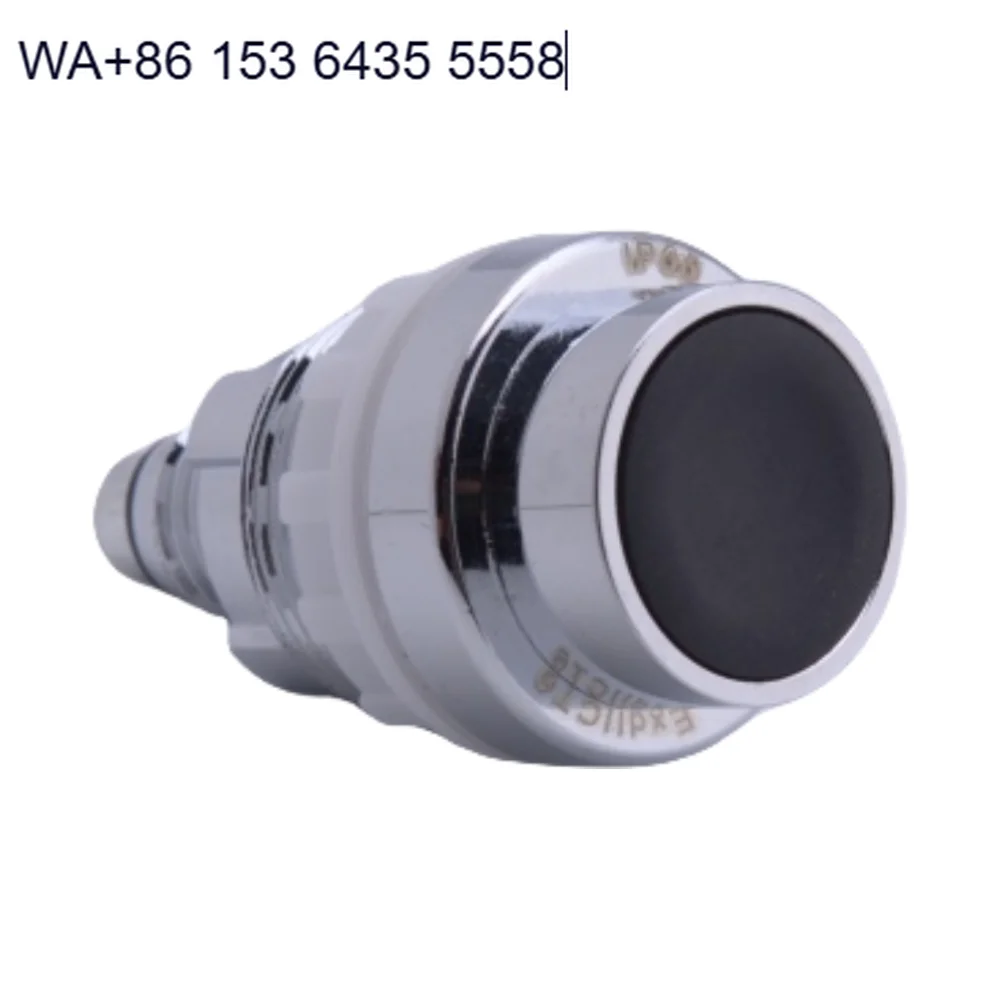 Intrinsically Safe Metal Buttons Explosion Proof for Oil Rigs LNG Terminals IP65 Rated 10A 220V 16A 2NO Low Energy Design for