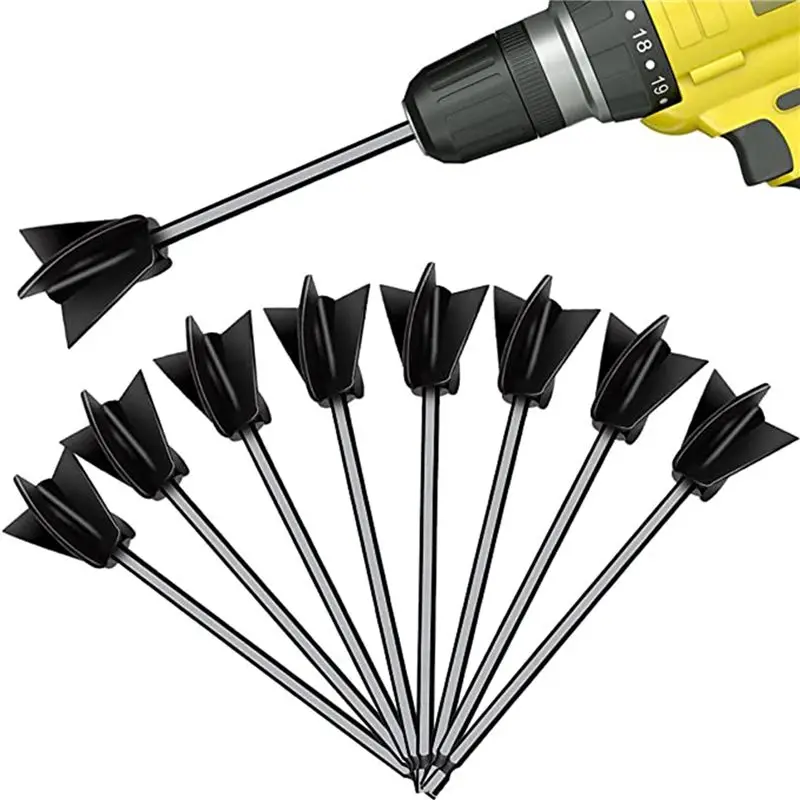 VEHO-32 Pcs Resin Mixer Epoxy For Powerful Mixing Reusable Multipurpose Epoxy For Drill For Epoxy And Paint Mixer Drill
