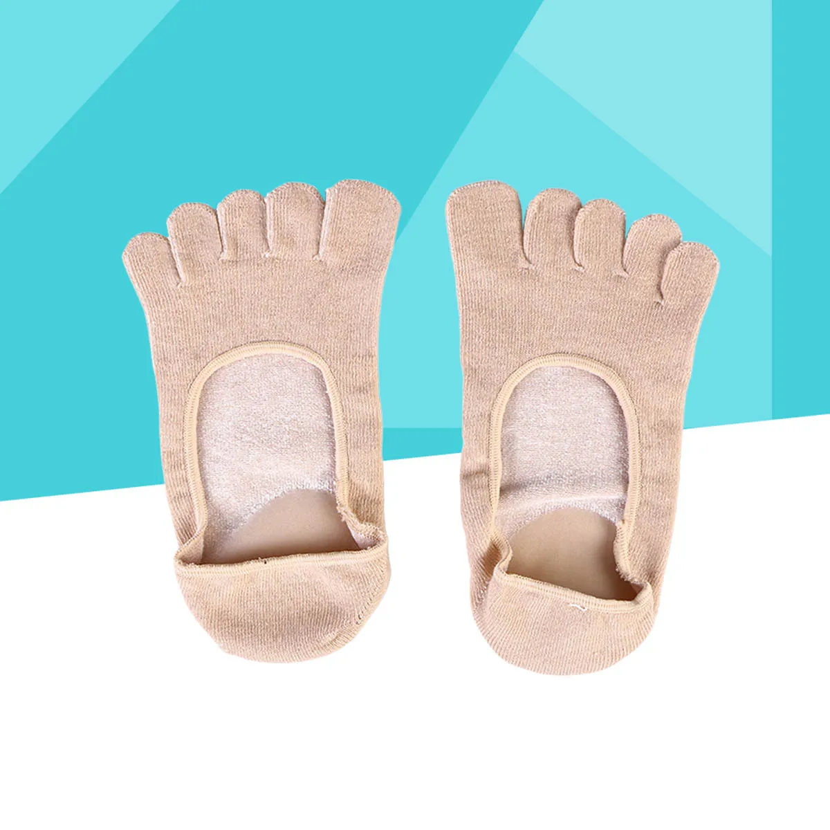 5 جوارب جل مرطبة لأصابع القدم للبطانة الداخلية للقدمين الجافة والمتشققة في المنزل أداة العناية بالقدم #4