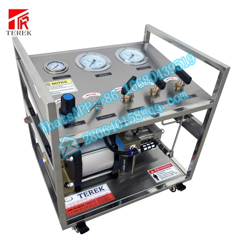 Terek 브랜드 산소 CO2 가스 자동 충전 질소 부스터 펌프, 실린더 전송 산업