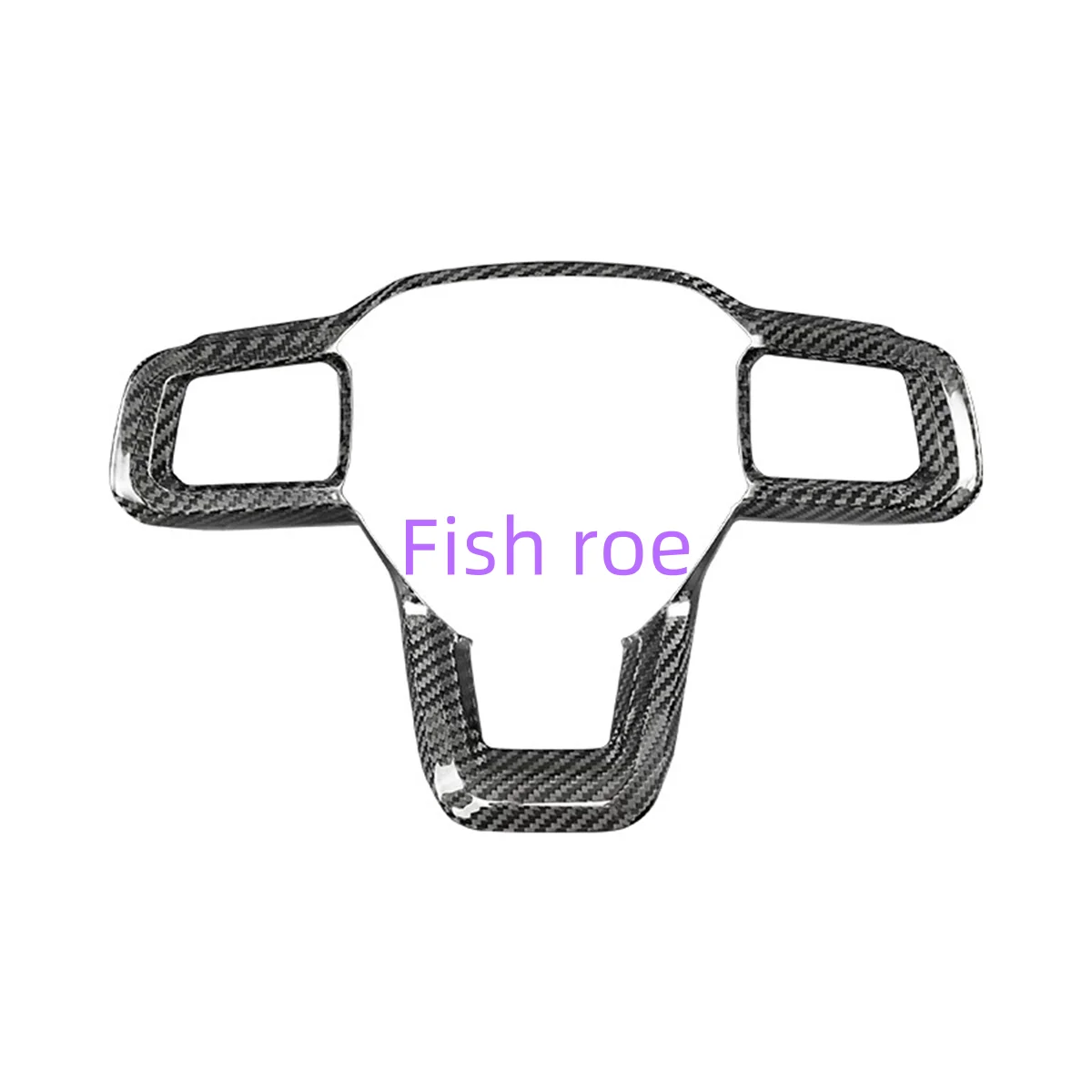 For Ford's new Mustang modified steering wheel 24 Mustang dedicated real carbon fiber steering wheel trim