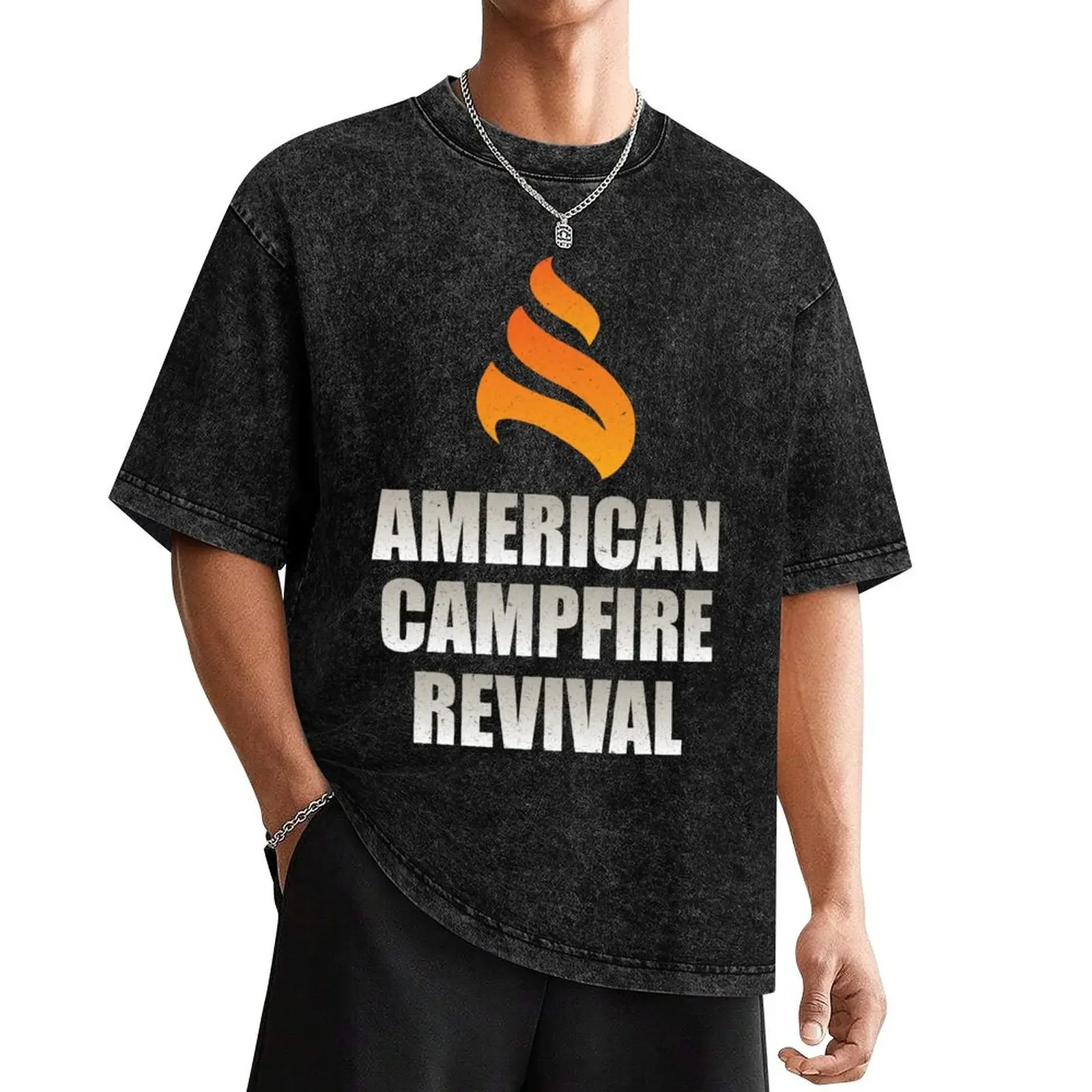 American Campfire Revival, Kirk Cameron 100 Day Plan T-Shirt plus sizes customs summer top oversized t shirt men clothes