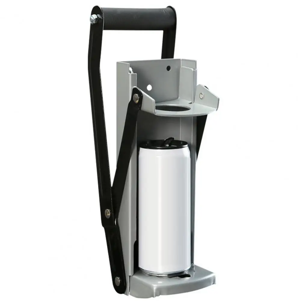 16OZ 500ML Can Press Bottle Crusher Wall Mounted Recycling  Soda Beer Cans Bottles Pressing And Lid Removal Kitchen Gadgets