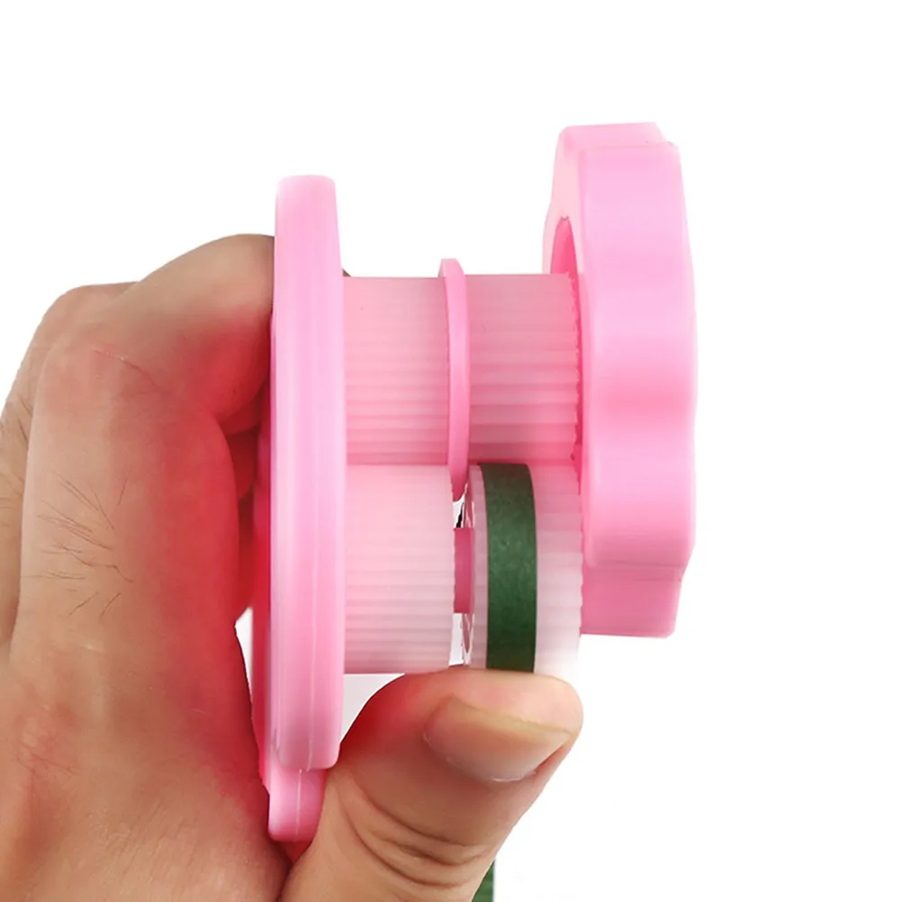 2pcs Premium Plastic Quilling Tool Lightweight DIY Paper Curling Machine Pink Color Portable Scrapbook Quilled Set