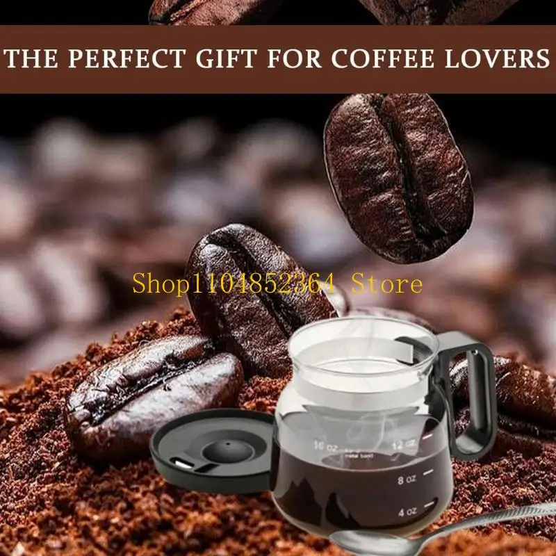 

652F стеклянные кофейные кружки на 16 унций герметичная крышка можно мыть в посудомоечной машине безопасные подарочные кофейные