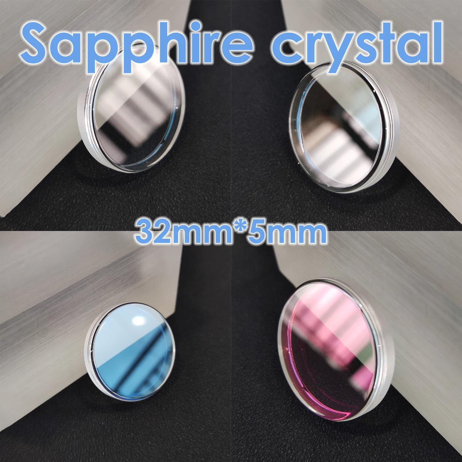 

32mm*5mm Sapphire crystal Watch Mirror Bubble surface AR-Coating Antireflection film parts suit for SRPD series SKX series