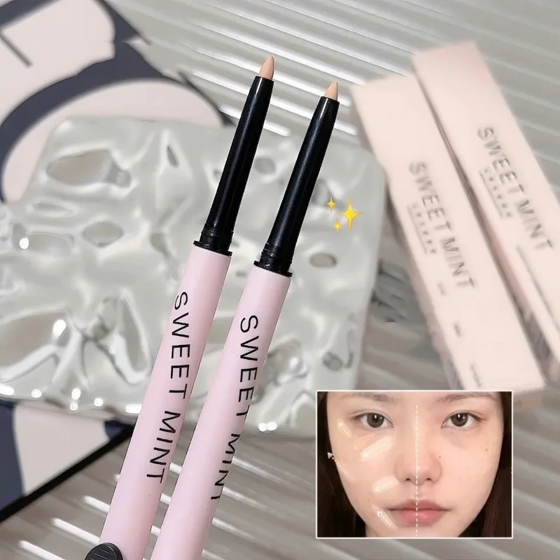 Dubbele Concealer Stick Met Borstel Volledige Dekking Cover Acne Vlekken Donkere Kringen Concealer Pen 2 Kleuren Make-Up Cosmetica