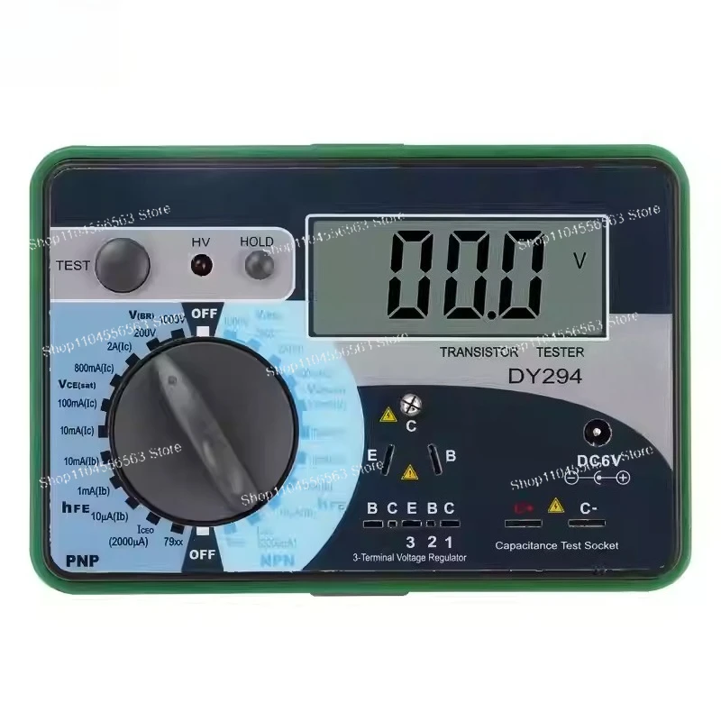 DY294 Multifunction Digital Transistor Tester Semiconductor Diode Triode 1000V Reverse Voltage Capacitance SCR FET Tester
