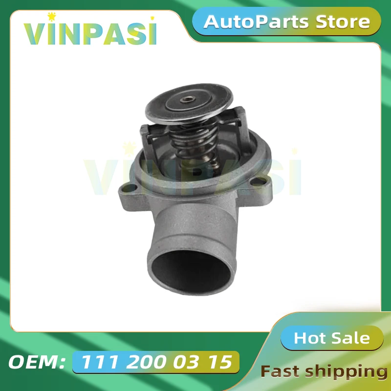 Coolant Thermostat Housing Suitable for Mercedes Benz C-CLASS W202 C208 W210 High Quality Engine Cooling Thermostat 1112000315
