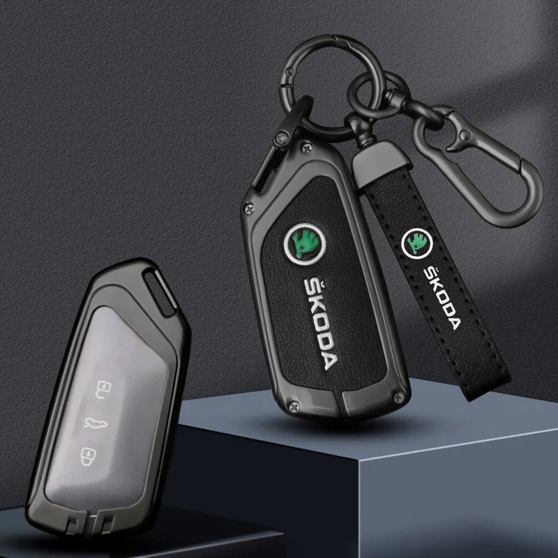 For Skoda Octavia 4 8 A8 SEAT Leon MK4 VAG Group 2020 2021 Car Flip Remote Key Fob Case Cover Protector Shell Tarraco Accessoies
