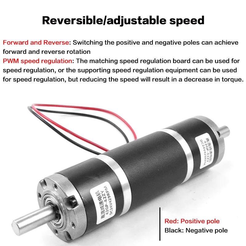 150KG 42GP-42ZY Dual Axis Planetary Gear DC Reduction Motor with