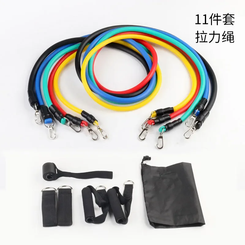 Stretch Resistance Tube Strap Fitness Rubber Band Rope Workout Extender Training Door Handle Ankle Strap