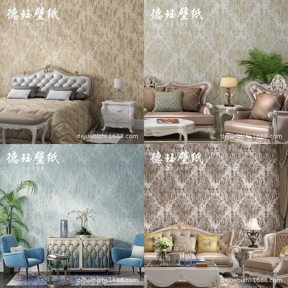 

Ретро американские обои в европейском стиле с большим цветком, роскошное осло, нетканое настенное покрытие для спальни, гостиной, домашнего декора