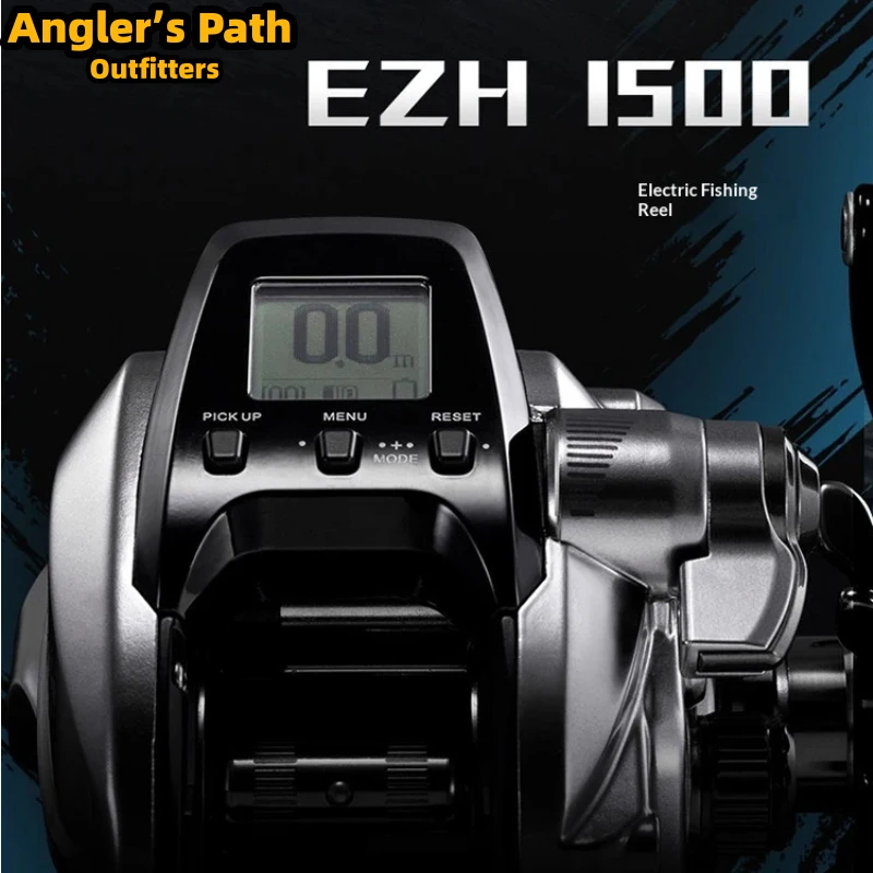 Ecooda EZH1500 Electric Fishing Reel Ambidextrous High Performance Deep Sea Jigging Boat Saltwater Offshore Fishing Reel