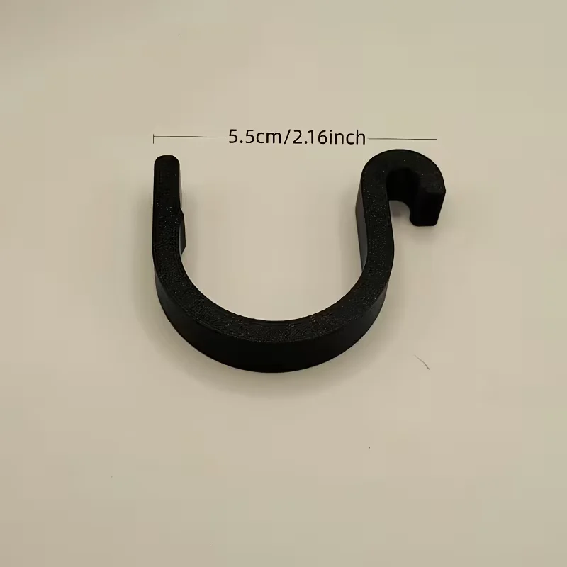 2Pcs Car Headrest Hooks, No Drill Multifunctional Hanger for Umbrella Bag Car Interior Storage