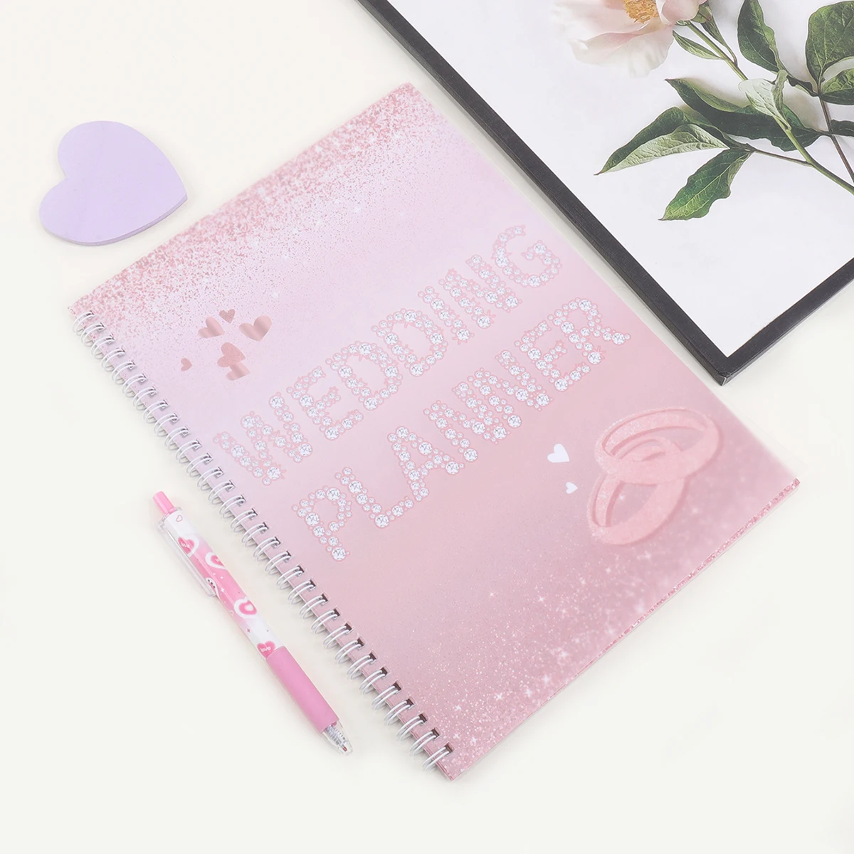 caderno-planejador-de-casamento-com-glitter-rosa-para-noiva-lista-de-verificacao-de-livro-de-planejamento-de-casamento-diario-de-noiva-estetico-papelaria-para-scrapbook