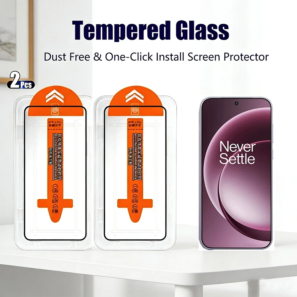 

2pcs HD Screen Protector for OnePlus 15 15R 13R 13T 13S Tempered Glass 1+ oneplus Ace 6 6T Ace6 Ace6T Dust-Proof Installation