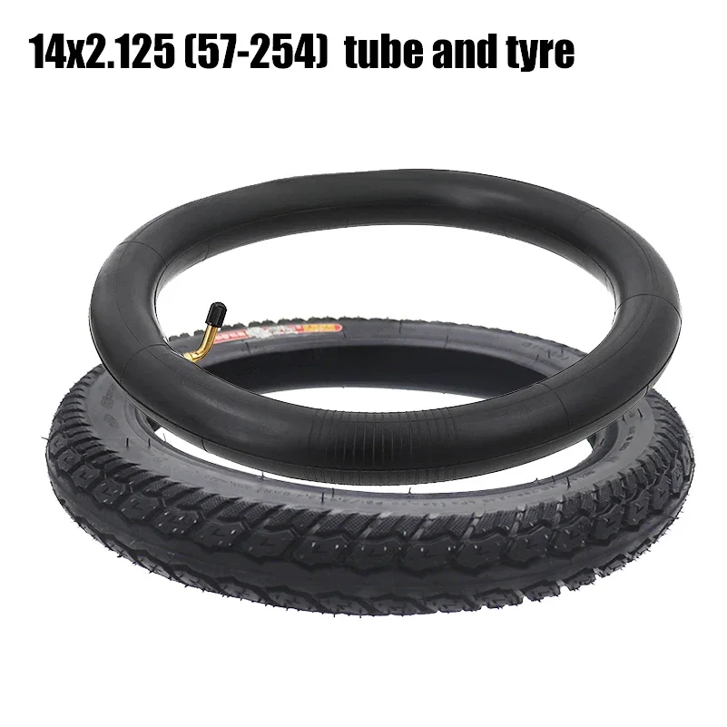 

14x2.125 tire 57-254 tyre inner tube for 14'' Electric Vehicle pneumatic wheel tyre 14* 2.50 / 14x2.5 Electric bicycle tyre