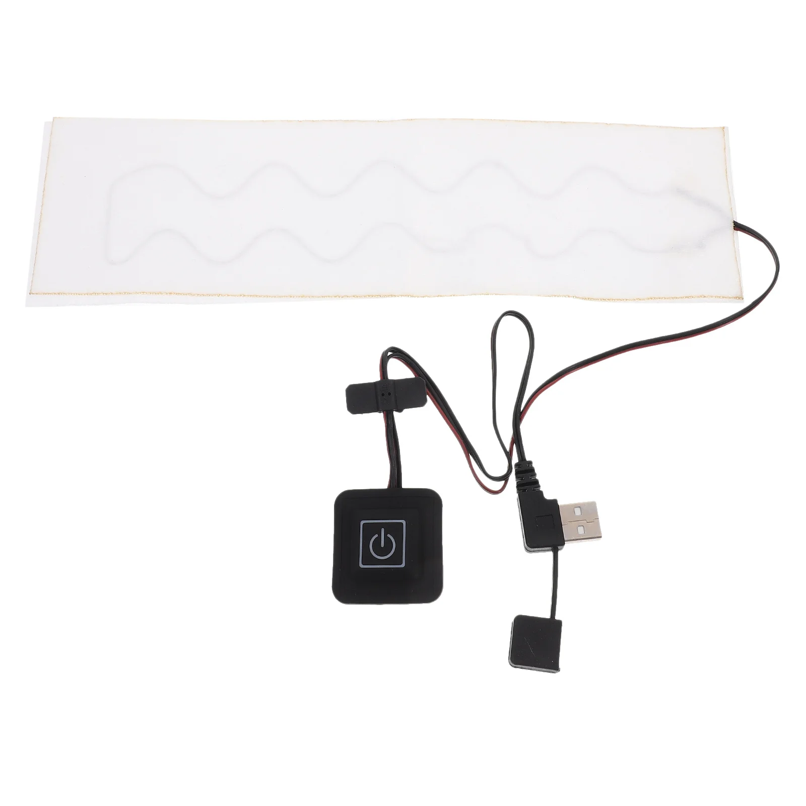 

1Pcs USB Charging Heating Pad Soft Fabric Scarf Heater Adjustable Temperature Neckerchief Electric Heating Pad Winter Warmer