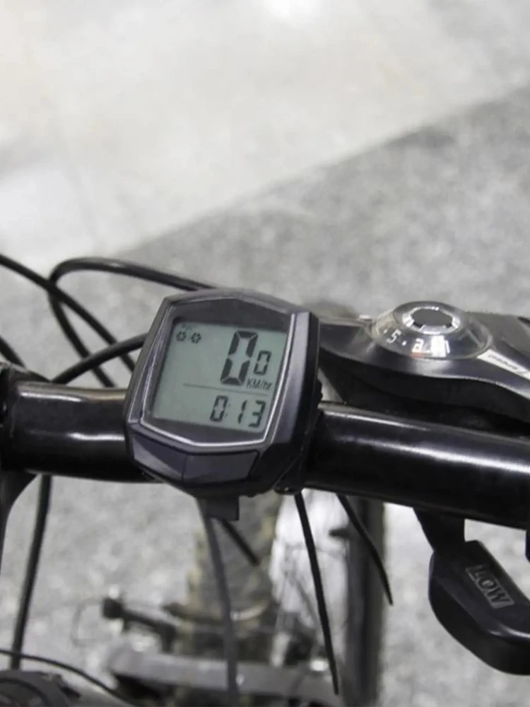 AliExpress Cycling Wired Stopwatch Waterproof Bike Computer With Odometer Digital Accessories Bicycle Lcd Riding Speedometer Display B B7t3