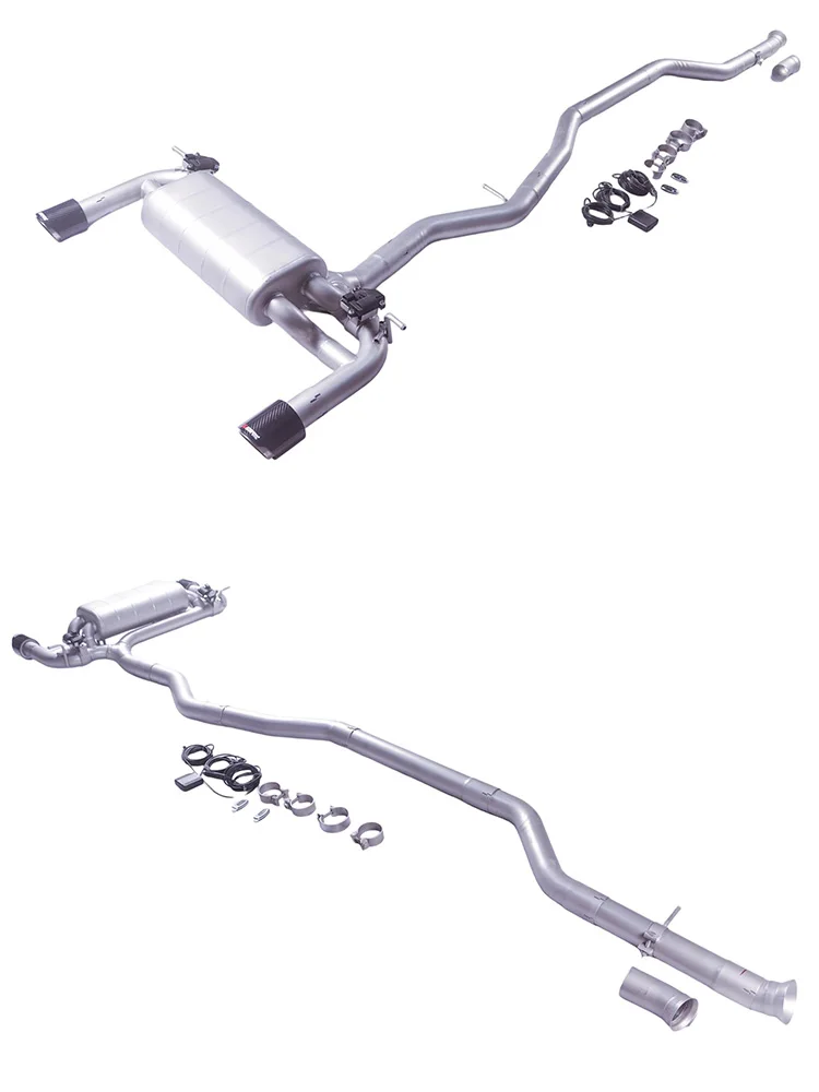 

[L]The Valve Muffler Exhaust System is applicable to the cat-back exhaust system of the 2018 BMW 120i B48 2.0T models