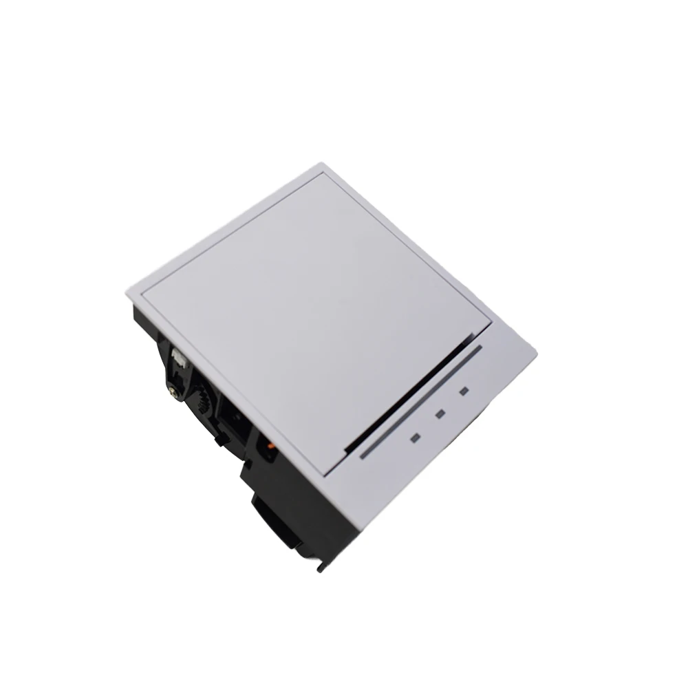 80mm Embedded Panel Printer Module Support Electric Command Lid Opening Thermal Label Receipt Barcode Printer with RS232/TTL