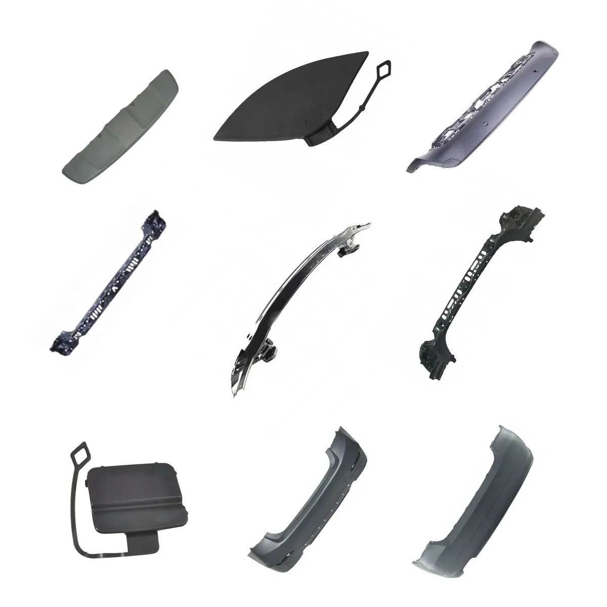 Factory Stock High Quality Rear Lower Bumper Trim Diffuser Cover For BMW X6 E71 E72 2008-2014 OE 51127176248