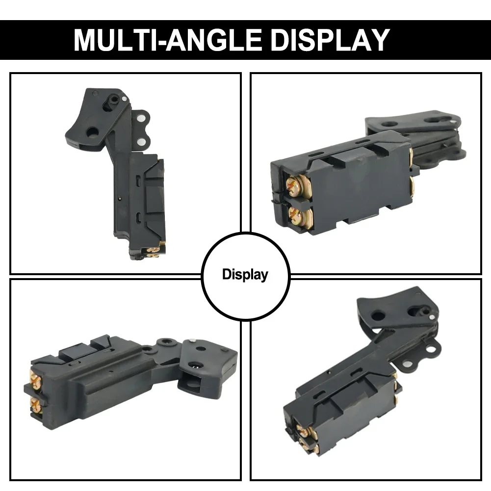 Power Tool Accessories Trigger Switch Switch Parts 1pc Black Mitre Saw SPST Power Tool Replacement Accessories