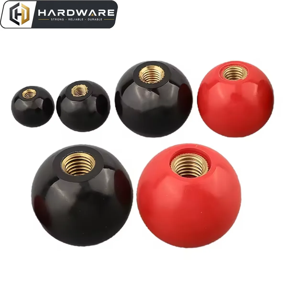 M4 M5 M6 M8 M10 M12 Round Ball Handle Ball Knobs Bakelite Lever Knob Grip Handles Handle Ball Nut Machine Tool