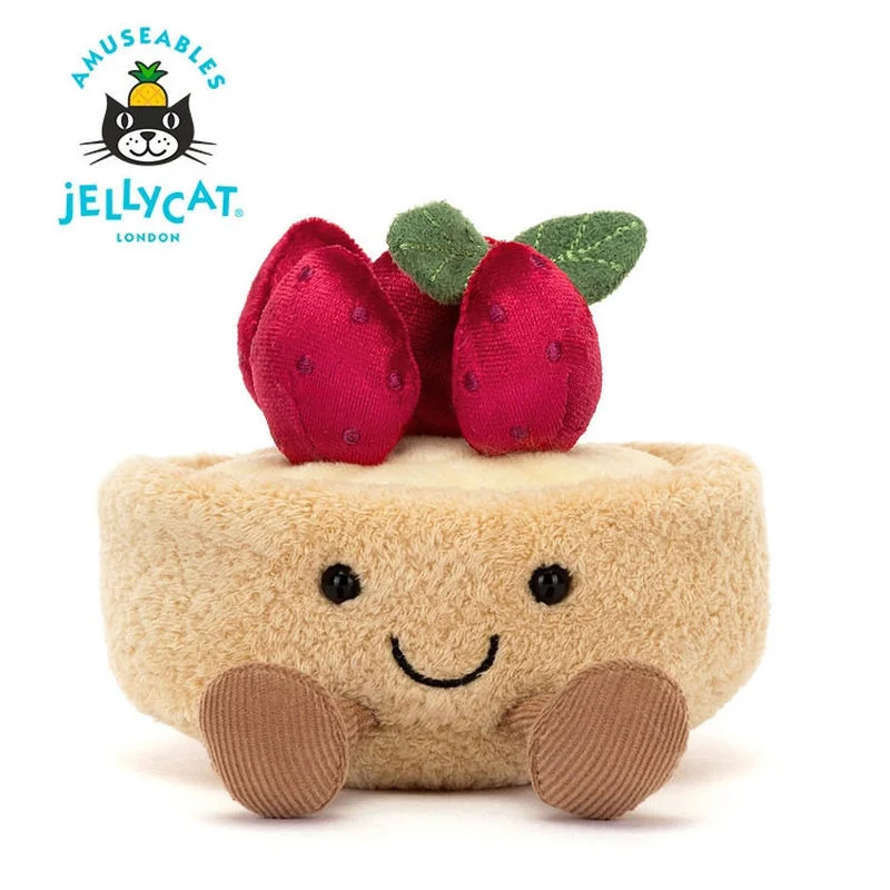 

Genuine New Jellycat Fun Frocht Strawberry Tower Plush Toy Cartoon Cute Soothing Doll 2026 New Year Gift