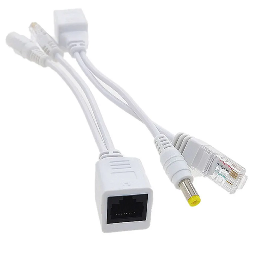 

POE Cable Passive Power Over Ethernet Adapter Cable POE Splitter RJ45 Injector Power Supply Module 12-48v For IP Camea