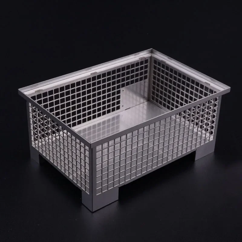 1:14th Scale 1pcs Metal Simulation Cargo Basket for Tamiya RC Truck SCANIA 770S R620 VOLVO BENZ Arocs MAN TGX Car Accessories