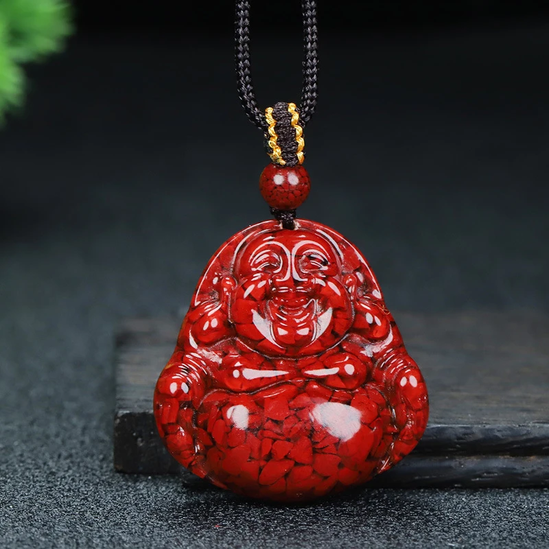 High-content ore Maitreya , Laughing , auspicious sand statue, Buddha necklace, pendant