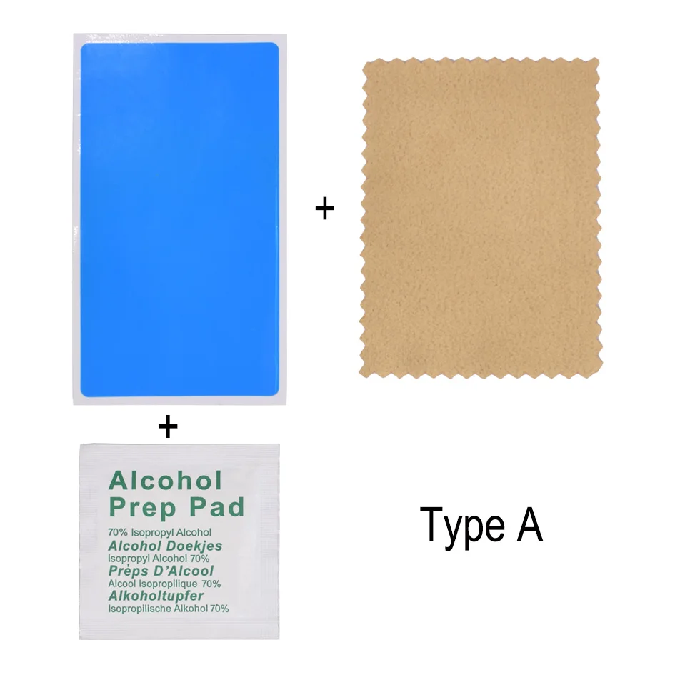 Tempered Glass Screen Protector White Edge Eliminate Liquid For Phone Arc Edge Screen With Dust Removal Wet Dry Wipe Paper Tools
