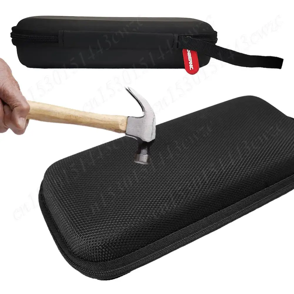 Estojo rígido de eva para viagem, bolsa de transporte antiarranhões à prova de choque com alça de mão para console de jogos anbernic rg40xx h/rg405m