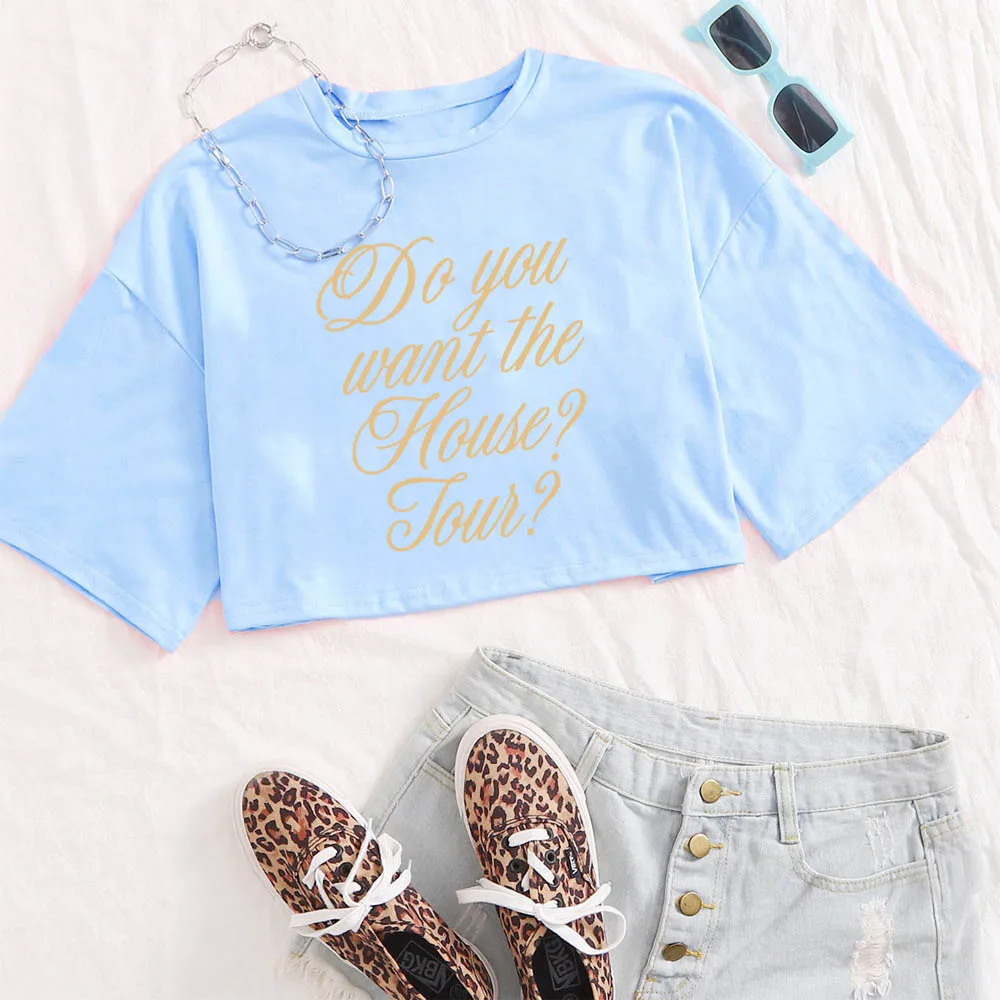 جولة منزل 2025 سابرينا كاربنتر ميرش قميص قصير مثير للفتيات تي شيرت #3