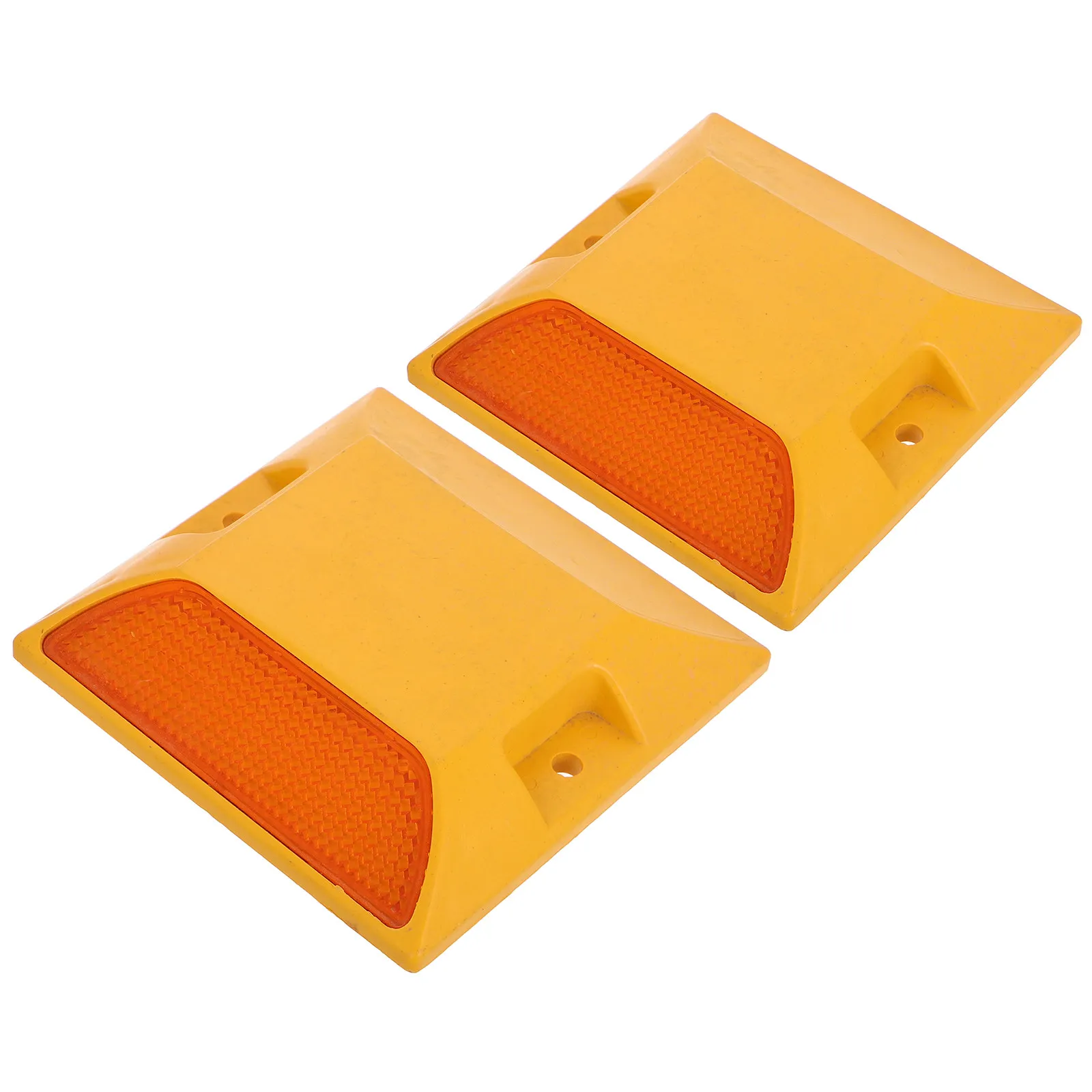 

2 шт. светоотражающие дорожные маркеры, односторонние, выступающие, пластиковые, для автомагистралей и подъездных дорог, высокая видимость, ночная безопасность, контроль дорожного движения