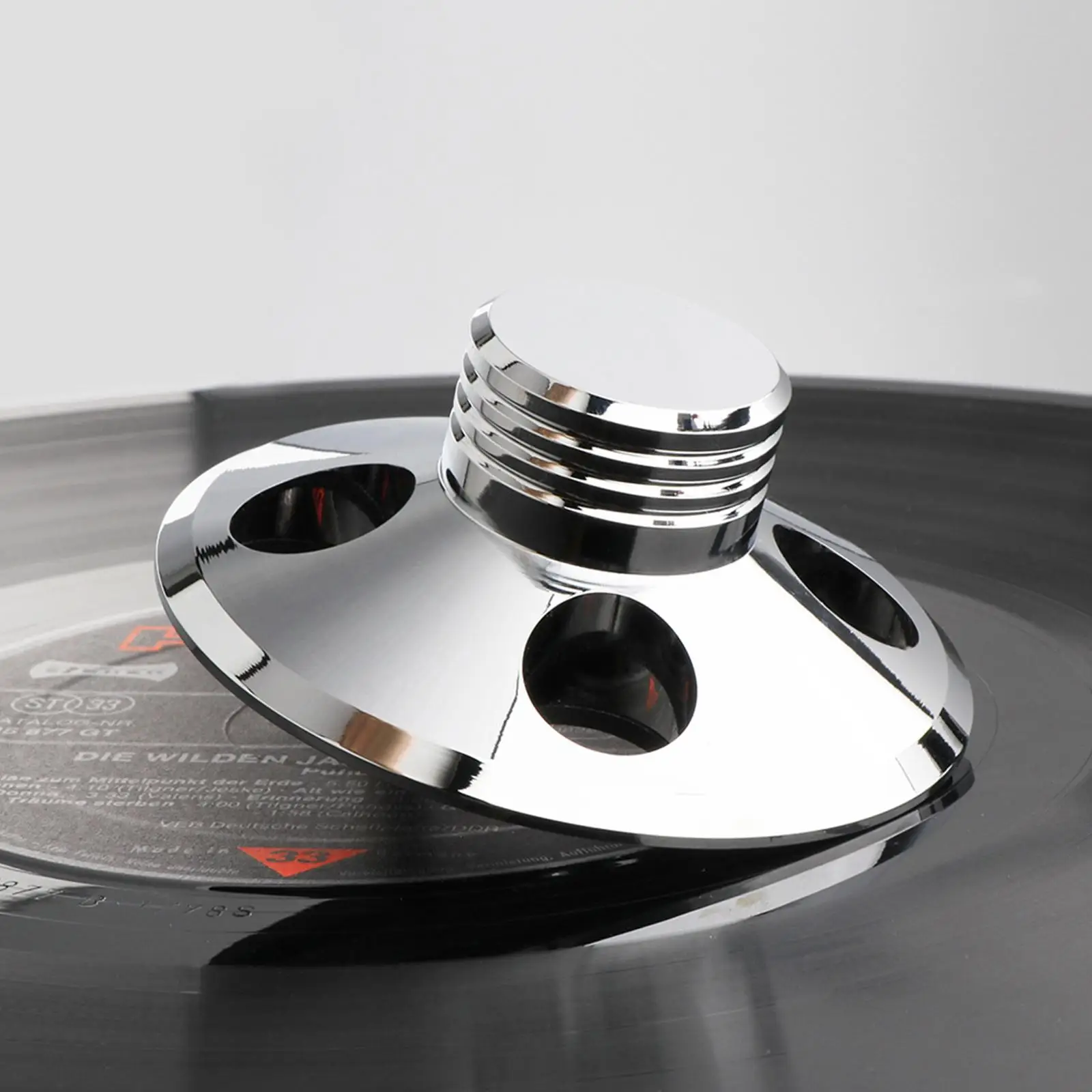 Record Weight Audio Vinyl Turntable LP Record Clamp Qua Record Weight Disc Player Record Metal Stabilizer Accessory K6G7