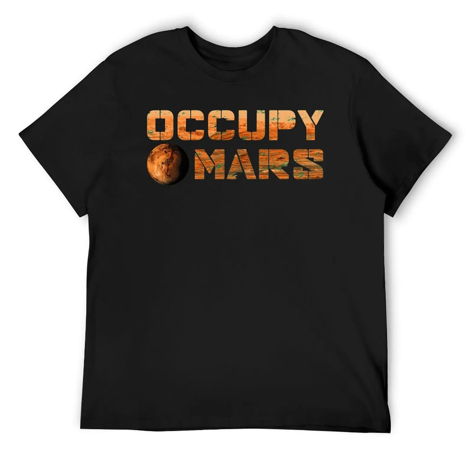 Occupy Mars Essential for Sale T-shirt Harajuku Movement Top Tee Top Quality Aactivity Competition Funny Novelty USA Size