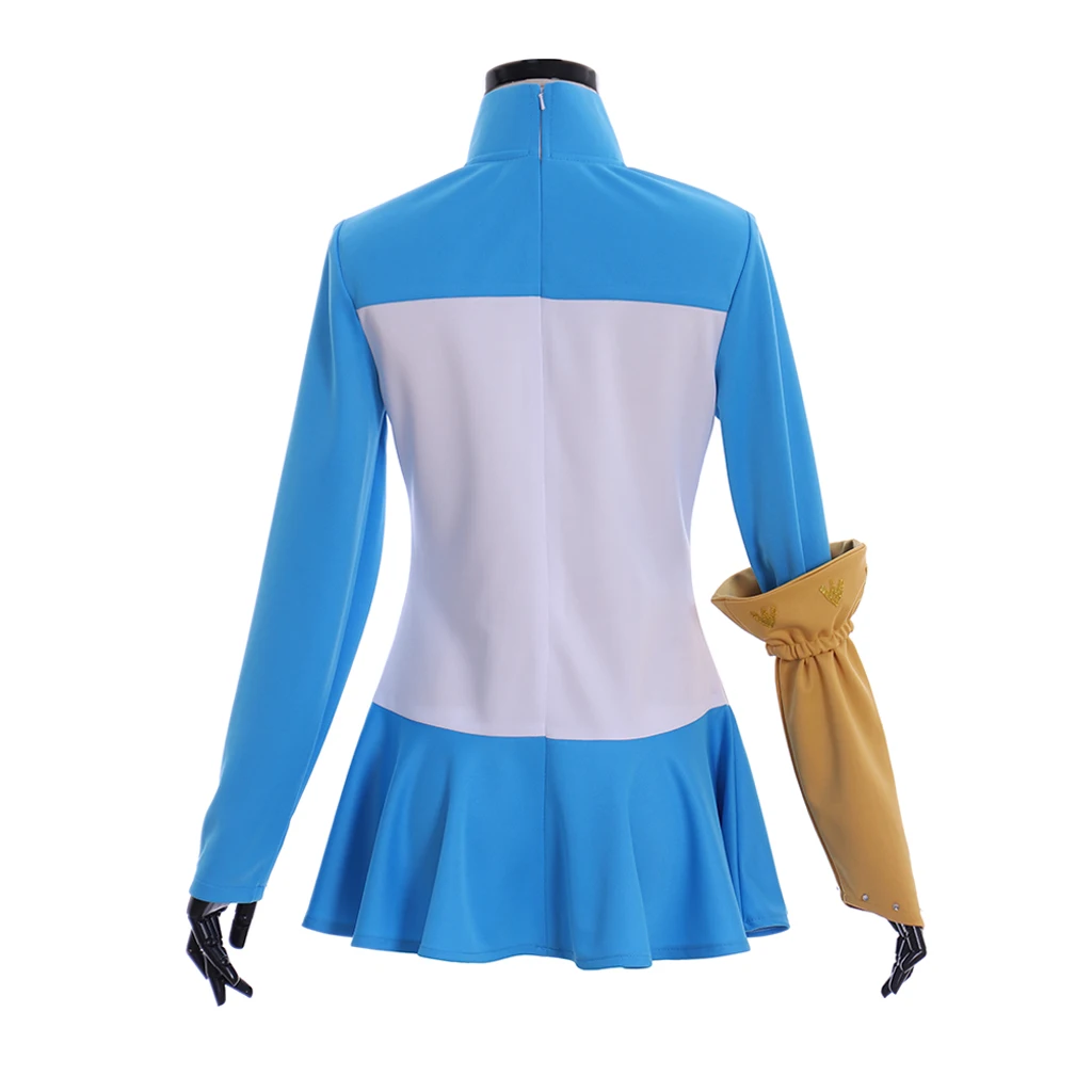 Disfraz de Cosplay de Anime The Seven Deadly Sin Elizabeth Liones, vestido azul para mujer, traje de fiesta de Halloween y escenario