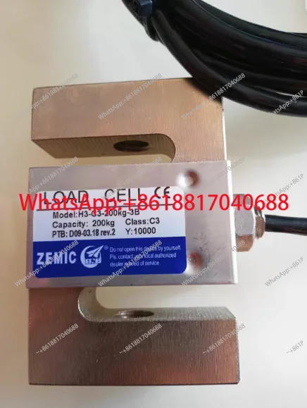 ZEMIC  H3-C3-25KG-3B Weighing Sensor s-Type Tension Sensor Load Cells 50KG 100KG 200KG 500KG