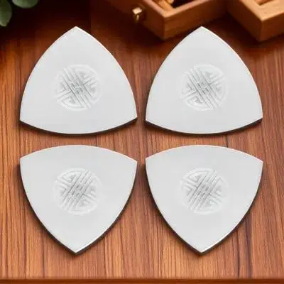 

4pcs Nylon Ruan Pick Smooth Strumming Durable Wear-Resistant Stringed Instrument Plectrum Compact Liuqin Accessory Ruan Playing