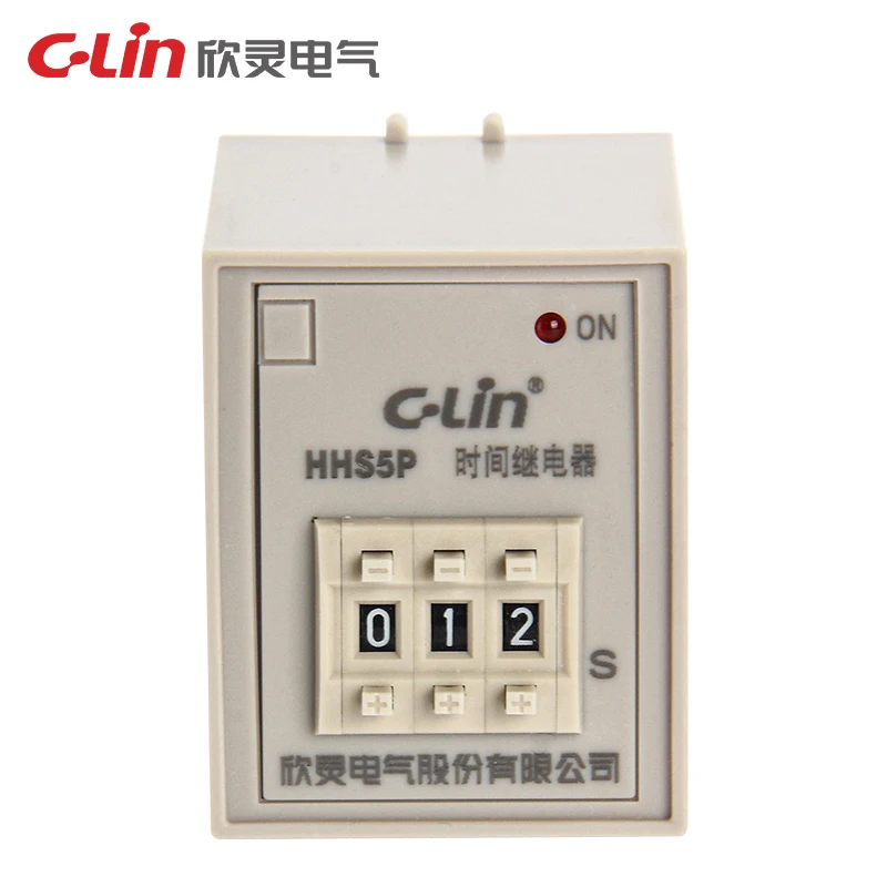 Xin Ling brand HHS5P 9.99S 99.9S 999S AC220V DC24V three time power-on delayer