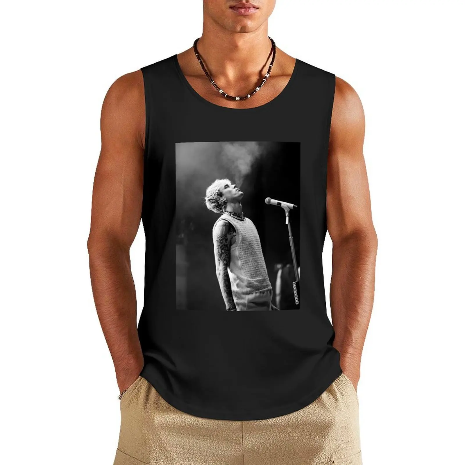 

Винтажный концерт Colson в стиле поп-панк, майка, сексуальная одежда, мужская одежда, мужская одежда без рукавов, спортивный зал для мужчин