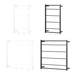 Ribbon Rack Yarn Storage Space Saving Wall Mount Ribbons Roll Storage for Craft Ribbon Rack Storage Holder Twine Dispenser