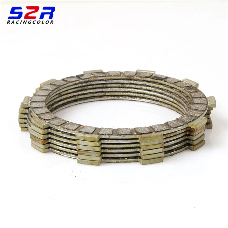 Motorcycle Clutch Friction Disc Plate Set 6PCS  for YAMAHA DT125 DT 125 Parts